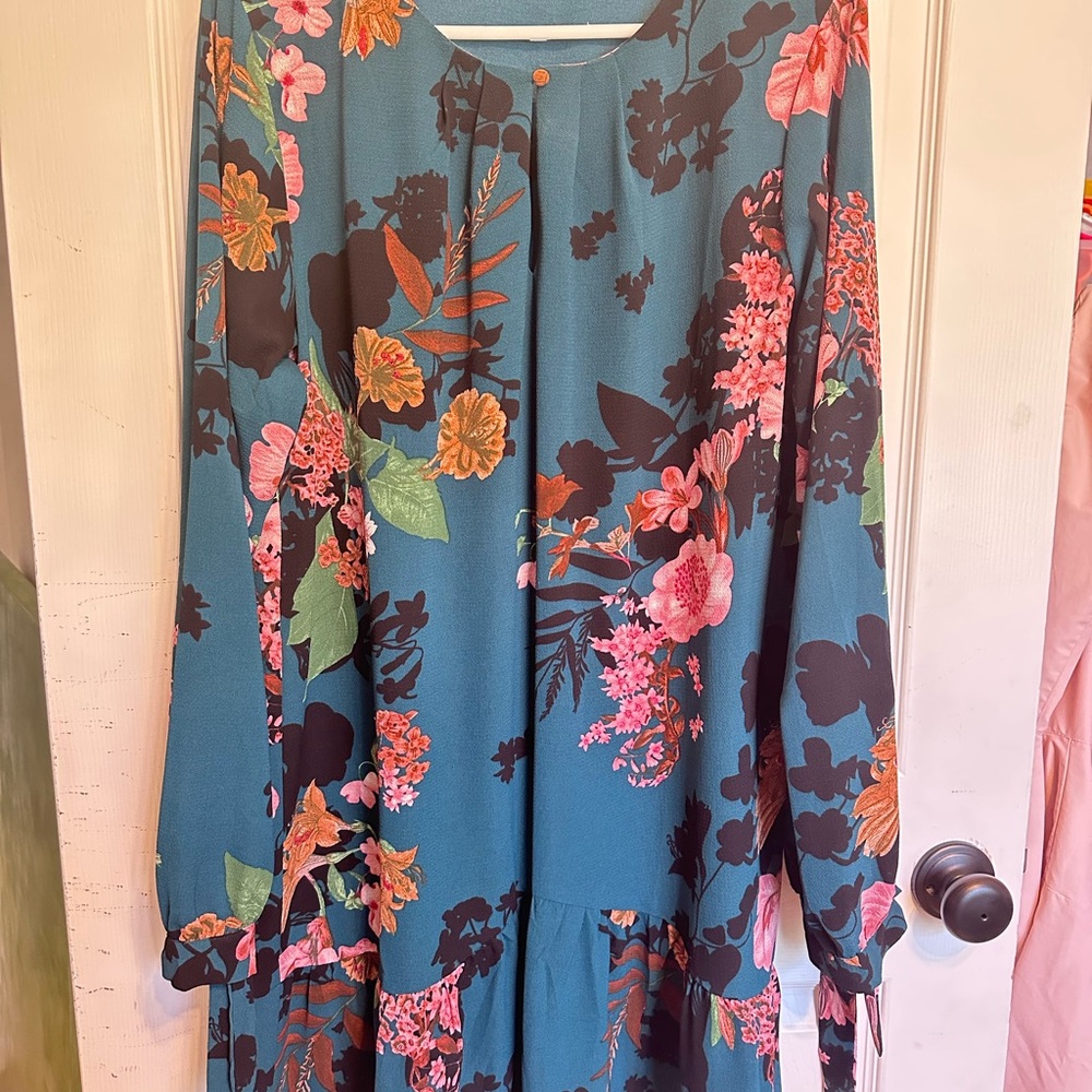 Floral Long Sleeve Dress